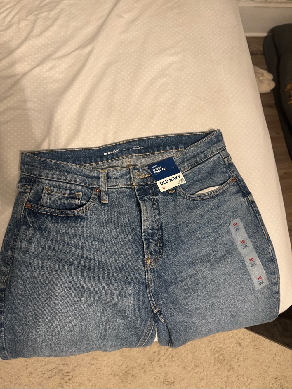 Old Navy Women's Light Blue High-Rise Jeans